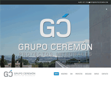Tablet Screenshot of grupoceremon.com